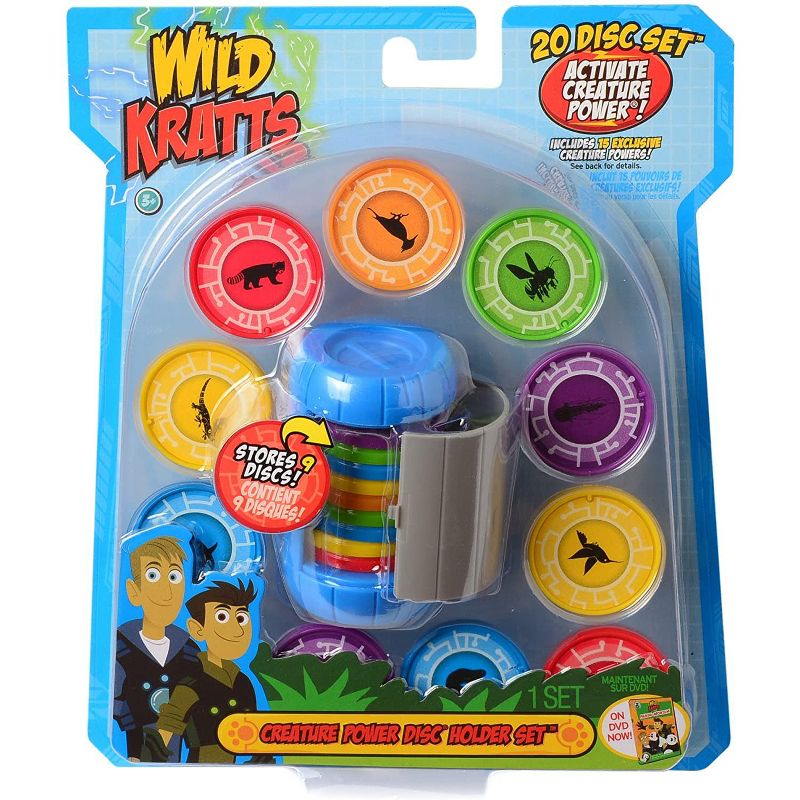 Jazwares Wild Kratts Creature Power Disc Holder Set Toy, 20 Discs - Martin, 1 of 7