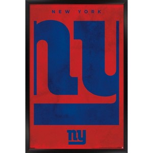 Trends International NFL New York Giants - Logo 25 Framed Wall Poster Prints - 1 of 4