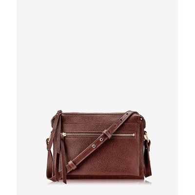 GiGi New York Brown Whitney Crossbody Bag