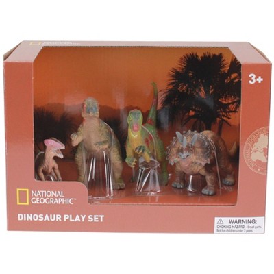 National Geographic 4 Dinosaur Figurines