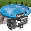 VEVOR 2 Speed SPA Pump, 48-Frame, AC 110-120V Hot Tub SPA Pump, 1.5HP/150GPM/42.65ft High Speed or 0.46HP/70GPM/9.18ft Low Speed, Black - 2 of 4