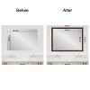 Amanti Art Mirror Makeover Bathroom Mirror Frame Border Kit - Fully Assembled Peel and Stick Frame - Mirror NOT Included - Wildwood Brown Narrow Trim - 4 of 4