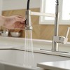 Single-Handle Pull-Down Sprayer 2 Spray High Arc Kitchen Faucet With Deck Plate - 4 of 4