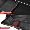 Yescom Electric Bass Guitar Hard Case Wooden Hard Shell & Folding Guitar Floor Stand Black-PU & Stand - 4 of 4