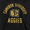 Cameron University Official Aggies Logo Adult Pull-Over Hoodie, Black - image 2 of 4