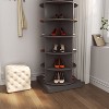 Kumasinova 360° Rotating Shoe Cabinet,6/7-Tier Shoe Storage Tower,Freestanding Organizer Shoe Rack for Entryway,Bedroom,Living Room - 4 of 4