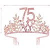 Meant2tobe 75th Birthday Sash And Tiara For Women - Pink - 4 of 4