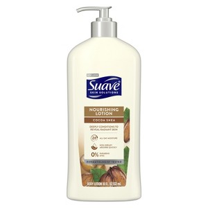 Suave Skin Solutions Body Lotion Cocoa Butter & Shea 18 oz - 1 of 4