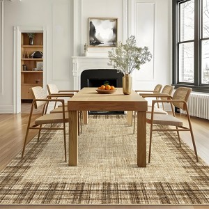 Polyester Velvet Carpet with TPR Anti-Slip Backing - High Density, Comfortable, Easy to Clean, Durable, Washed Cotton Backing - 1 of 4