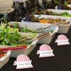 Big Dot of Happiness Pink Stripes - Simple Party Decorations Tent Buffet Card - Table Setting Name Place Cards - Set of 24 - 3 of 4