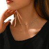 Dainty Gold Chain Necklace For Women - 18K Gold Plated Coin Disc Choker With Beaded & Paper Clip Layered Chain, Everyday Jewelry Gift - 3 of 4