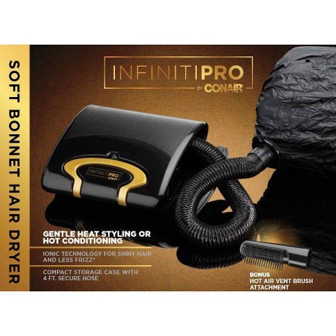 Conair Infintipro Soft Bonnet Hair Dryer - Gold : Target