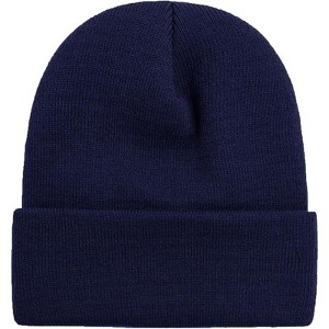 MSDC 1&2 Pack Beanie for Men Women Slouchy Beanie Hats Winter Knit Caps Soft Ski Hat Unisex - 1 of 4