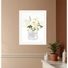 HomeRoots Bathroom Flower Ja White Framed Print Bathroom Wall Art - 2 of 3