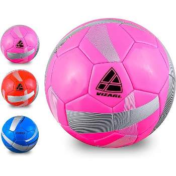 Vizari Hydra Soccer Ball - Adults & Kids Football With Best Air Retention - Perfect For Training And Matches  - Pink, Size 5