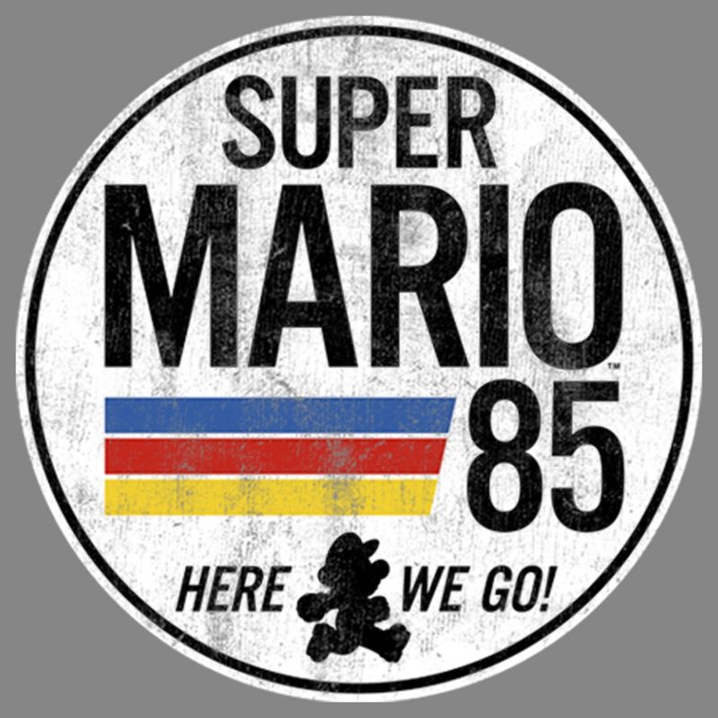 Boy's Nintendo Super Mario Retro Rainbow Ring Performance Tee, 2 of 5