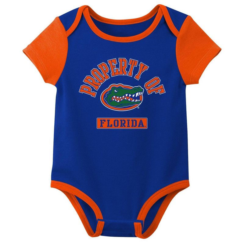NCAA Florida Gators Infant 3pk Bodysuit, 4 of 5