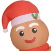 YOOCOZZ Playful Christmas Decor - 8FT Xmas Inflatable Gingerbread Man, Giant Xmas Inflatables, Huge Blow Up Xmas Decorations with Built-in LED Lights - 4 of 4
