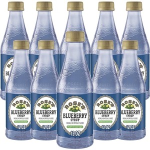 Rose’s Blueberry Syrup 10 Pack 12 OZ Bottle, | Perfect for Cocktails, Beverages, and Mixers - 1 of 1