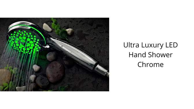 Ultra Luxury Led Hand Shower Chrome - Hotelspa, 2 of 9, play video