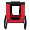 Kumasinova Folding All-Terrain Dog Bike Trailer,Steel Frame Capacity for Small Medium Dogs,Universal Bike Hitch for Cycling,Jogging,Camping - 4 of 4