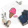 The Juniper Shop SmileyWorld Cool Summer Ice Cream Pink Toddler Short Sleeve Tee - 2 of 4