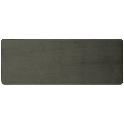 22"x60" Velveteen Memory Foam Bath Rug Gray - Room Essentials™