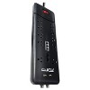 Digital Energy® Heavy-Duty Surge Protector Power Strip, 10 Outlets with 2 USB Ports and Coaxial, Phone, and Modem Protection (8 Ft. cord; Black) - 2 of 4