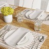 Cotton Striped Placemat Black/White - Threshold™ - 2 of 3