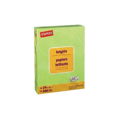 MyOfficeInnovations Brights 24 lb. Colored Paper Green 500/Ream 733093