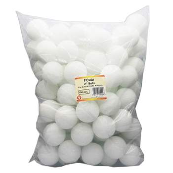 Hygloss Styrofoam Balls, 3 inch, 12 per Pack, 2 Packs