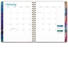 HARDCOVER 2026 Planner, 8.5"x11": 14 Months (Nov 2025-Dec 2026), Daily/Weekly/Monthly,  Bookmark, Pocket Folder w Sticky Notes (Pink Purple Marble) - 4 of 4
