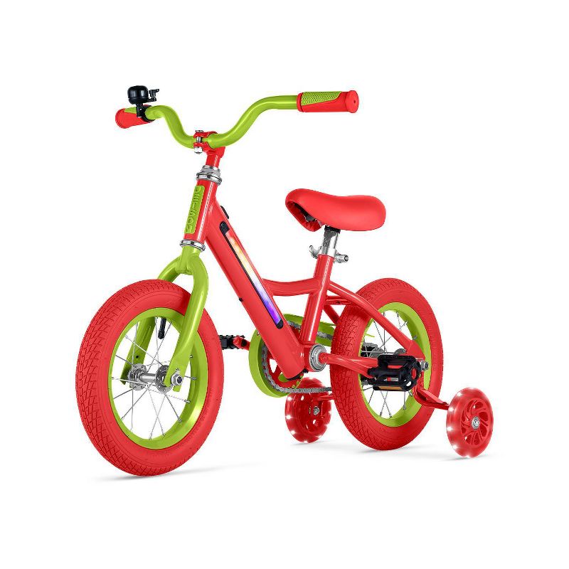 Jetson Light Rider 12&#34; Kids&#39; Light Up Bike - Red/Lime, 4 of 12