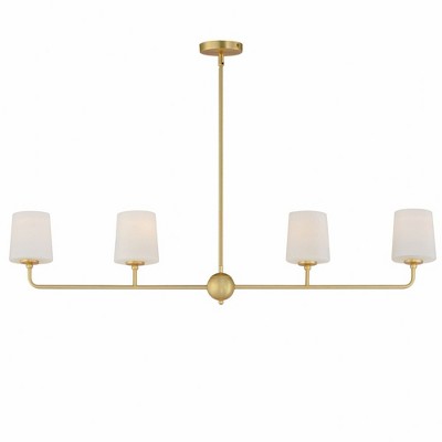 Maxim Lighting Bristol 4 - Light Island Pendant Light in  Satin Brass