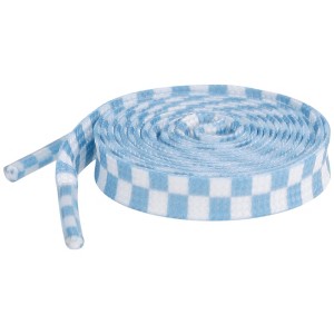 INSPIRE CHIC Two-Color Checkered Flat Plaid Shoelaces for Sneaker Shoes 1 Pair - 1 of 4