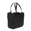 Disney Mickey Mouse Big Face 16.5" Adult Black Water-Resistant Rubber Molded Large Tote Beach Swim Bag - 2 of 4