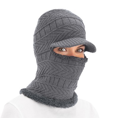 Collections Etc Brimmed Cable Knit Head Cover