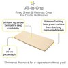 BreathableBaby All-in-One Fitted Sheet & Waterproof Cover, For 36" x 18" Cradle Mattress (2-Pack), Beige - 3 of 4