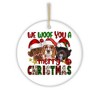 We Woof You a Merry Christmas Cute Dogs Ornament, Pet Theme Holiday Decoration| OrnamentallyYou - 4 of 4
