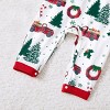 PATPAT Family Matching Christmas Pajamas For Family Tree Car Print Xmas Top Tee and Bottom Sets For Men M Turquoise - 4 of 4