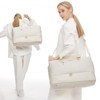 Generic Travel Duffle Bag for Women, Weekender Overnight Bag with Shoe Compartment, Carry on Case with Toiletry Kit - 2 of 4