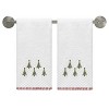 Avanti Linens Ribbon Tree 2-Pack Hand Towel Set - 2 of 3