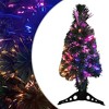 vidaXL Artificial Slim Christmas Tree with Stand 2 ft Fiber Optic - 2 x 1 ft - 2 of 4