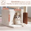 32 Inches Small Cat Tree for Large Cats Tower with Scratching Post, and Removable Top Perch and Wide Condo - 3 of 4