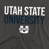 Men's Utah State University Official Stacked T-Shirt - 2 of 4