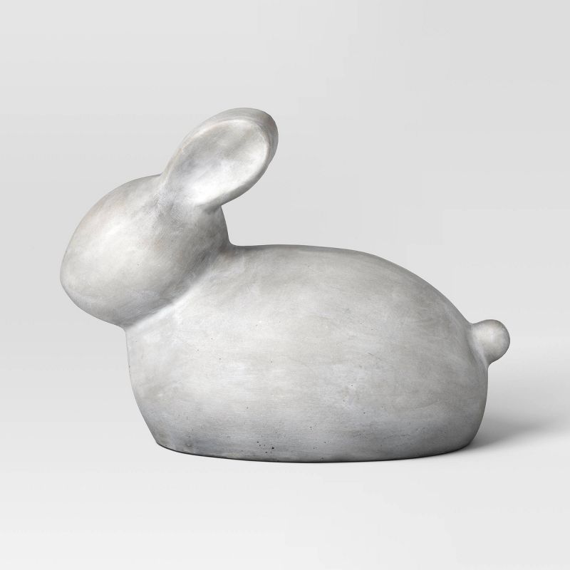 Cement Rabbit Outdoor Garden Figurine - Threshold™, 4 of 8