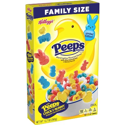 Kellogg's Peeps Family Size Cereal - 12.7oz : Target