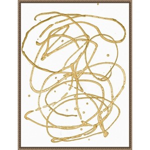 Amanti Art Gold Combo V by Renee W. Stramel Canvas Wall Art Print Framed 23 x 30-in. - 1 of 4