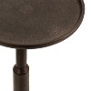 Kate and Laurel Truxton Pedestal Metal Table - 3 of 4