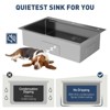 Drop In Kitchen Sink,Stainless Steel Kitchen Single Bowl Sinks, Modern Top Mount 16 Gauge Workstation Sink- with Pull-Down Faucet for Bar - 3 of 4